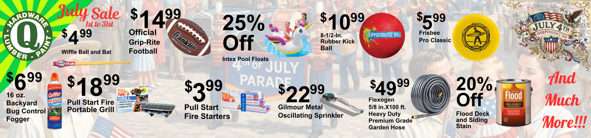July sale